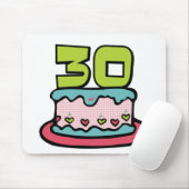 30 jaar oude Birthday Cake Muismat (Met muis)