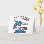 30 jaar oude design kaart (Gele Bloem)