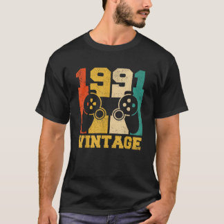 30 jaar oude geschenken 1991 videogame 30th Bi T-shirt