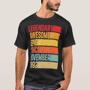 30 jaar oude legendarische epic Geweldige sinds no T-shirt