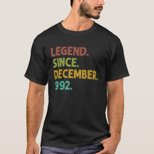 30 jaar oude leggende sinds december 1992 30e gebo t-shirt