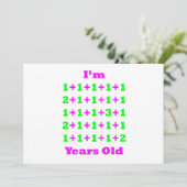 30 jaar oude Magenta Gr Kaart (Staand voorkant)