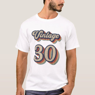 30 jaar oude  retro t-shirt