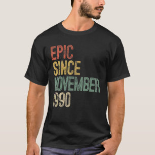 30 jaar oude schenkingen retro geboren in 1991 30 t-shirt