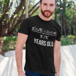 30 jaar oude vergelijking Funny 30th Birthday Wisk T-shirt<br><div class="desc">30 jaar oude Algebra vergelijking Funny 30th Birthday Wiskunde</div>