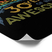 30 jaar oude  verjaardag 1992 30e verjaardag poster (Hoek)