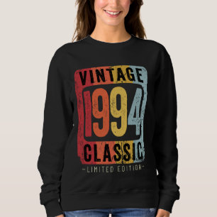30 jaar oude Vintage 1994 30e verjaardagsdecoratie Trui