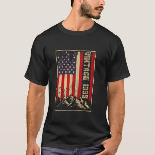 30 jaar oude Vintage 1995 Amerikaanse vlag 30e geb T-shirt