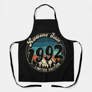 30 jaar oude Vintage 30 jaar oude dag 1992 Schort