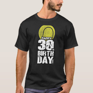 30 jaar oude Vintage Tennis 30e verjaardag T-shirt