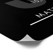 30 jaar pensioen of waardering van de werknemer ca poster (Hoek)