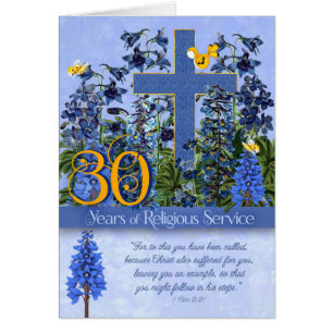 30 jaar religieuze service Larkspur-scripts