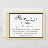 30 jaar Uitnodiging Jubileum partij (Voorkant)