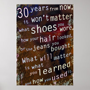 30 jaar vanaf nu poster