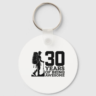 30 Jaar Wezenlijk Wandelend 30e Verjaardag Sleutelhanger