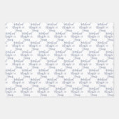 30 jaar zwart-wit 30ste verjaardag inpakpapier vel (Voorkant 2)