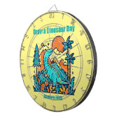 30 jan - Teken een Dinosaurusdag Dartbord (Voorkant Rechts)
