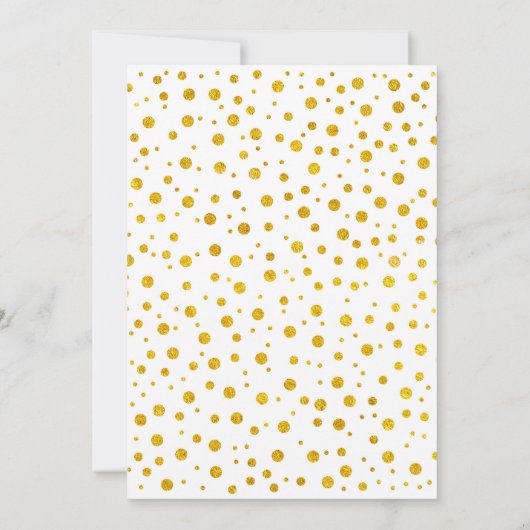 30-jarig huwelijksjubileum - Goud & Wit Kaart (Achterkant)