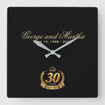 30-jarig jubileum vieren. Aanpasbaar.