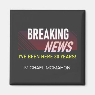 30-jarig Jubileum voor 30e Acrylaawa voor werkneme Magneet