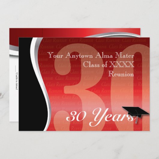  30-jarige vakbond kaart (Voorkant / Achterkant)