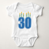 30 kaarsen (blauw / groen) romper (Voorkant)