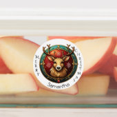 30 Kerstcadeau Aangepaste Naam Label (Aangebracht)