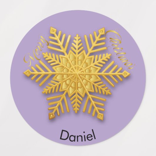 30 Kerstcadeau Aangepaste Naam Label Labels (Design 2)