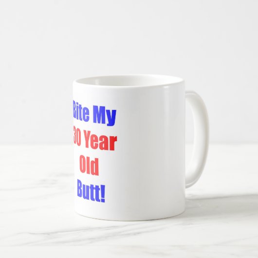 30 Mijn knopje uitsteken Koffiemok (Voorkant rechts)