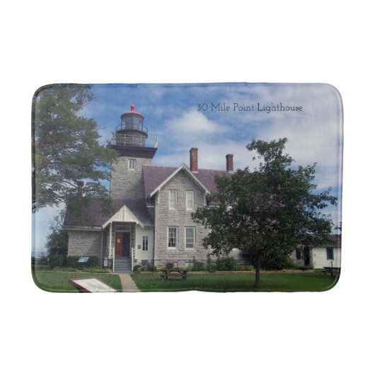 30 Mile Point Lighthouse-badmat Badmat (Voorkant)