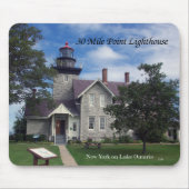 30 Mile Point Lighthouse mousepad Muismat (Voorkant)