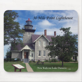 30 Mile Point Lighthouse mousepad Muismat