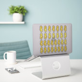 30 Modern Gold Kokopelli Shapes Sticker (Laptop op bureau)