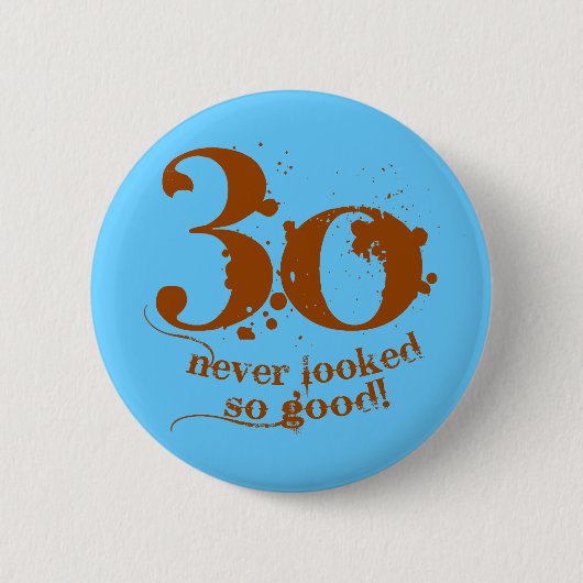 30 Nooit zo goed gezien! Ronde Button 5,7 Cm (Voorkant)