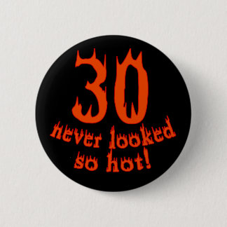 30 Nooit zo warm gezien! Ronde Button 5,7 Cm