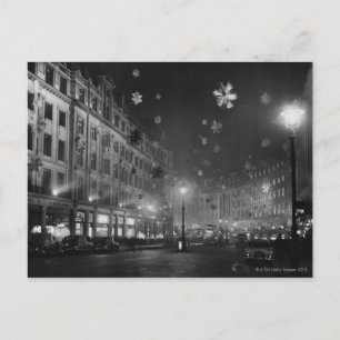 30 November 1955: De decoratie van Kerstmis Feestdagenkaart