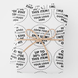 30% OFF Bulk Koop Korting Aangepaste SPIEGEL TEGEL Inpakpapier Vel