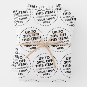 30% OFF Bulk Kopen Korting Aangepaste HALVE BAKSTE Inpakpapier Vel