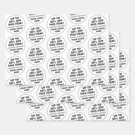 30% OFF Bulk Kopen Korting Aangepaste HALVE DROP T Inpakpapier Vel (Set)