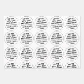 30% OFF Bulk Kopen Korting Custom EDGE ALIGN TILIN Inpakpapier Vel (Voorkant)