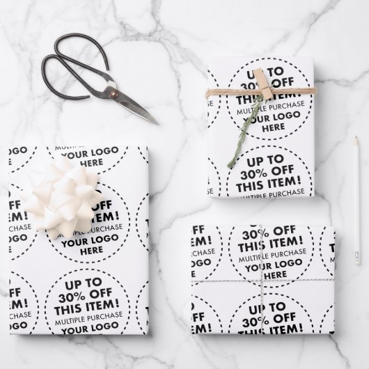 30% OFF Bulk Kopen Korting Custom EDGE ALIGN TILIN Inpakpapier Vel (Voorkant)