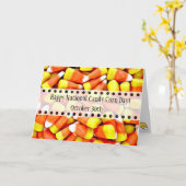 30 oktober is National Candy Corn Day Funny Kaart (Gele Bloem)