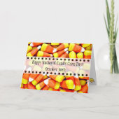 30 oktober is National Candy Corn Day Funny Kaart (Voorkant)