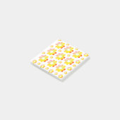 30 Oranje bloemen Post-it® Notes (Schuin)