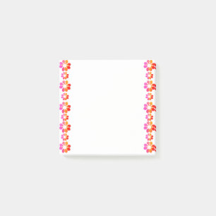 30 Oranje rode bloemen Post-it® Notes