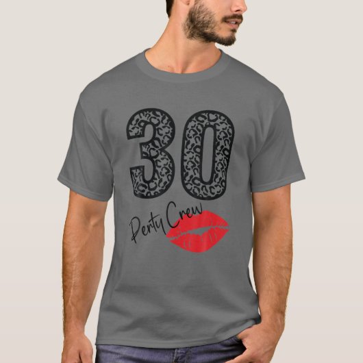 30-partijenbemanningen Drink biercadeautjes 30 jaa T-shirt (Voorkant)