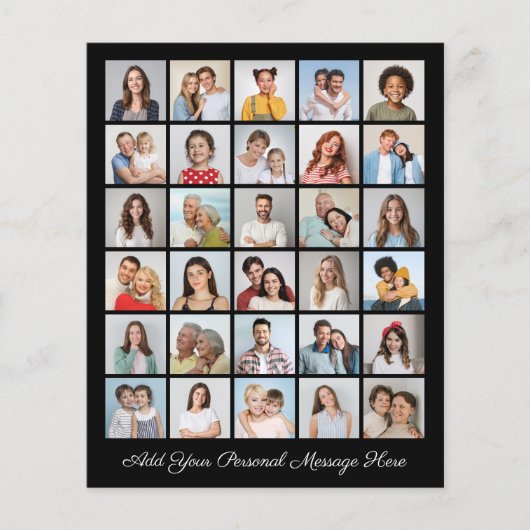 30 Photo Collage Voeg een wenspapier blad toe (Voorkant)