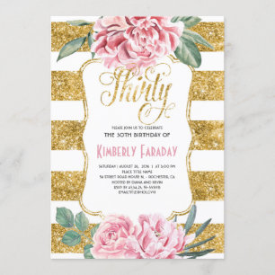 30 Plechtige vergadering - Floral Gold - Glam Kaart