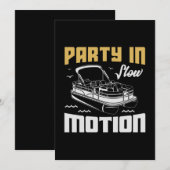 30.Pontoon boot Gifts for a Boat Fan Save The Date (Voorkant / Achterkant)