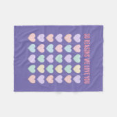 30 redenen waarom we van je houden - 30th fleece deken (Voorkant (Horizontaal))